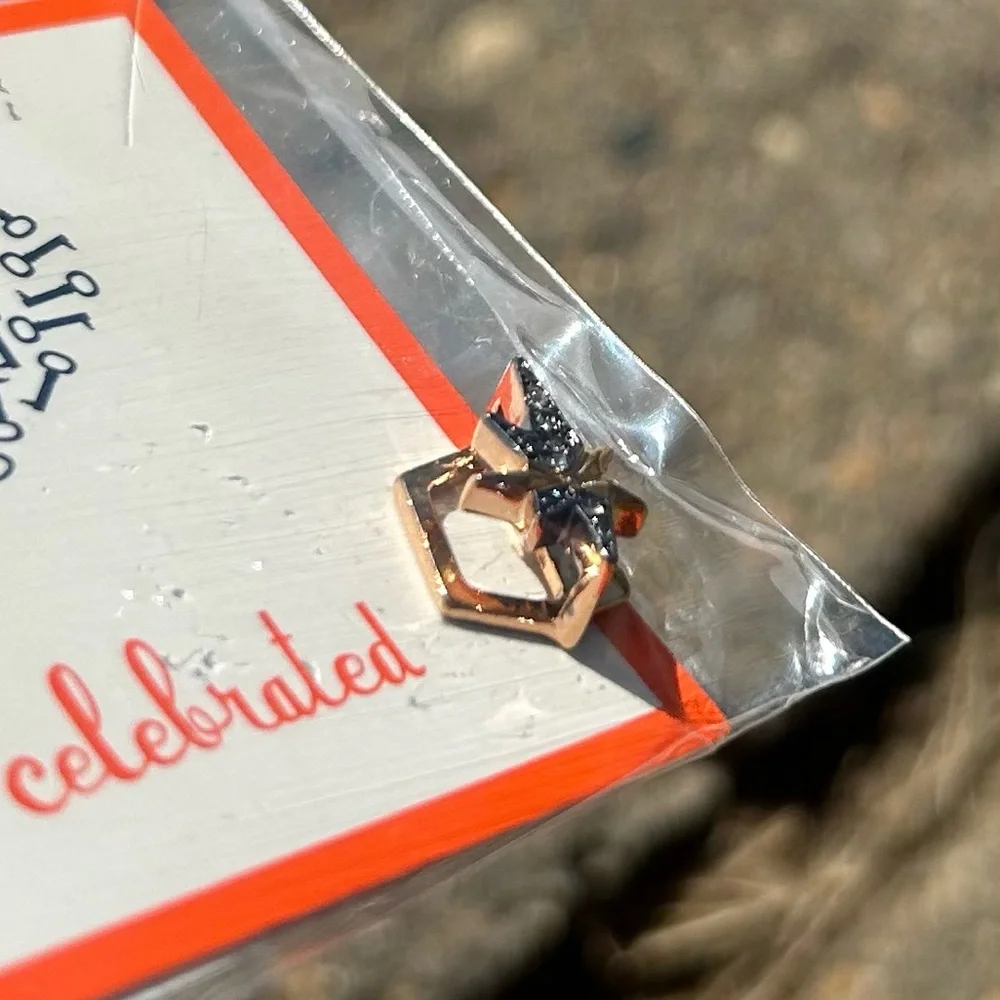🩶5/$30 KEEP COLLECTIVE Rose Gold Star Bracelet Charm NEW